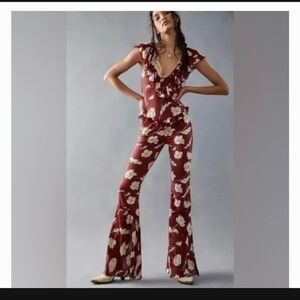 Free people Flower print Romper